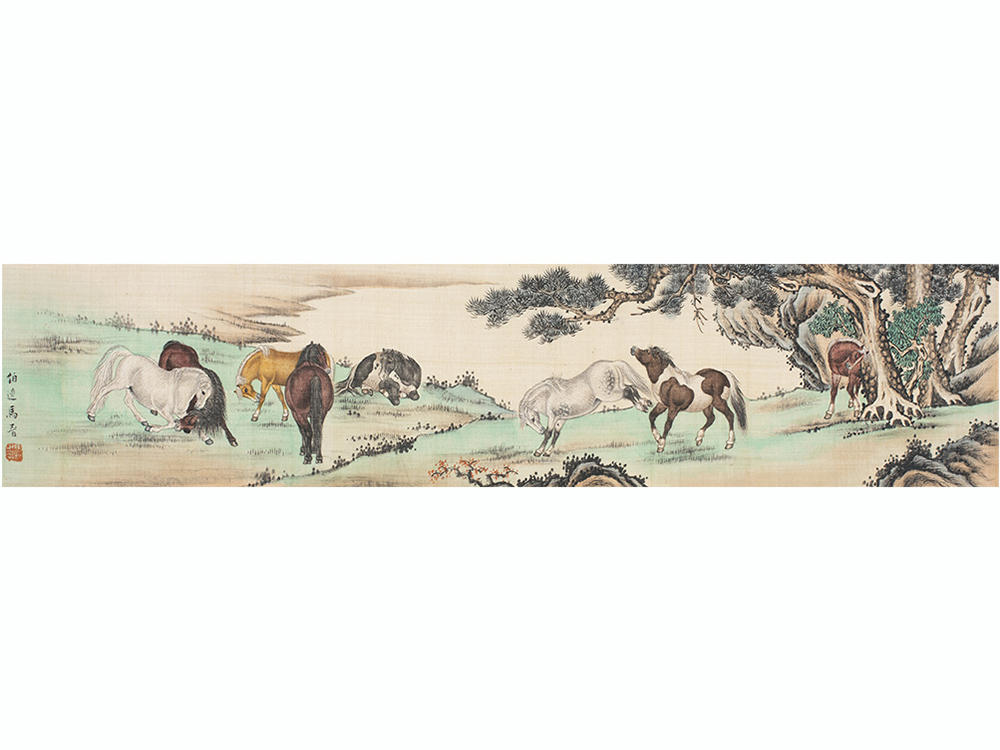 马晋 - 秋原八骏图