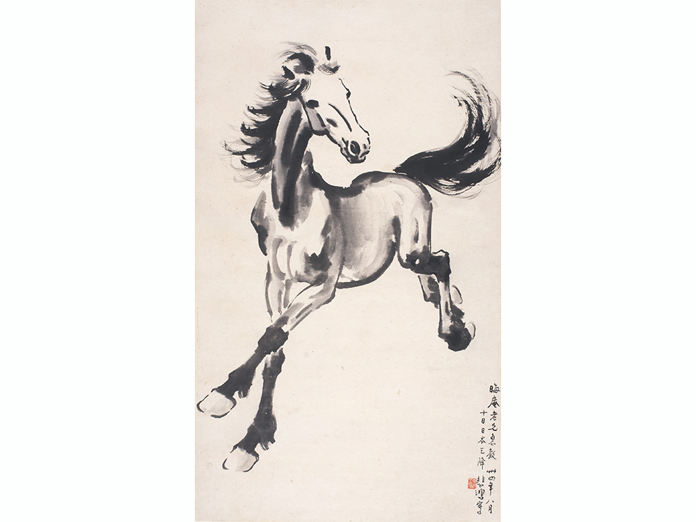 徐悲鸿 - 奔马